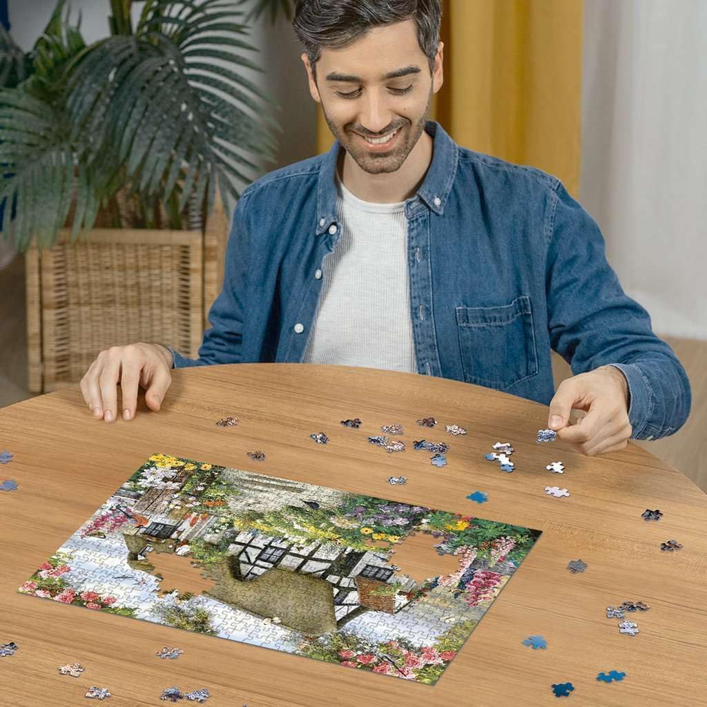 Ravensburger 12000199 - Charmant Cottage - 500 pieces jigsaw puzzle – Puzzle for adults and kids age 12 years up