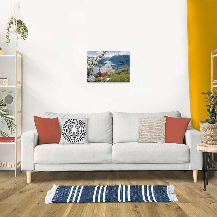 Ravensburger Puzzle 12000208 - Skandinavische Idylle - 500 Teile Puzzle für Erwachsene und Kinder ab 12 Jahren, Puzzle mit Norwegen-Motiv