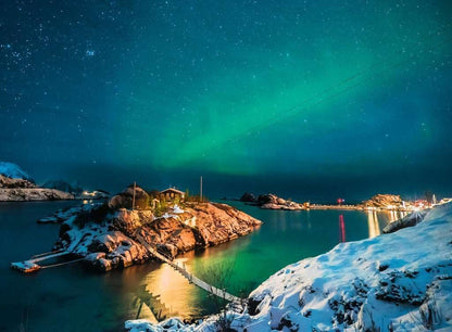 Ravensburger Puzzle 12000845 - Scandinavian Places, Nordlichter in Tromsø, Norwegen - 500 Teile Puzzle für Erwachsene und Kinder ab 12 Jahren, Puzzle mit Norwegen-Motiv