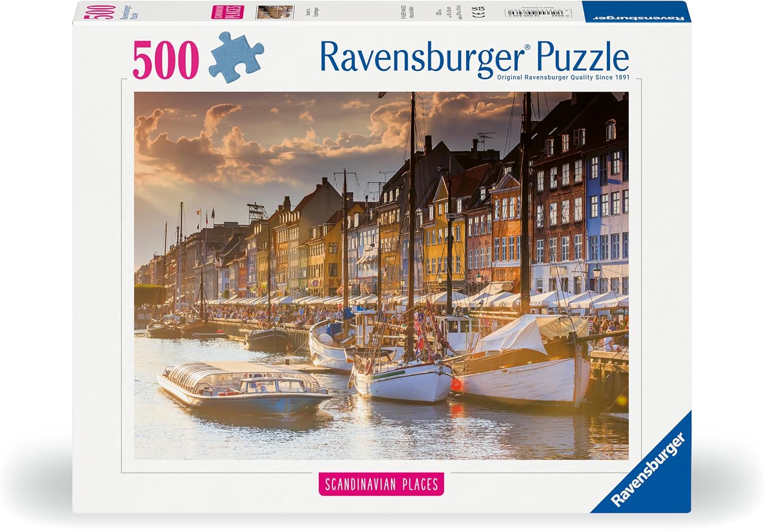 Ravensburger - Puzzle Sunset In Copenhagen 500p (12000846)
