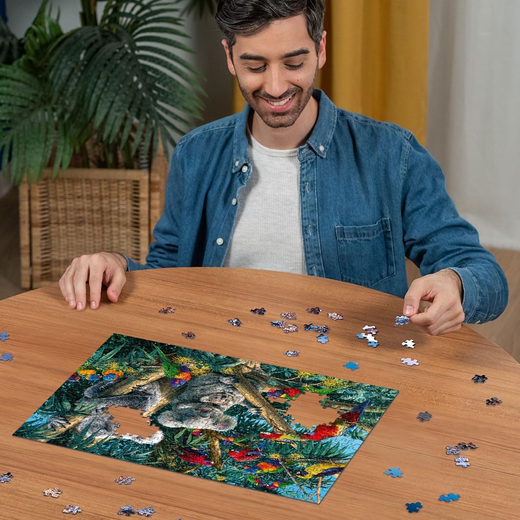 Ravensburger Puzzle 12000206 - Koalas im Baum - 500 Teile Puzzle für Erwachsene und Kinder ab 12 Jahren, Tier-Puzzle