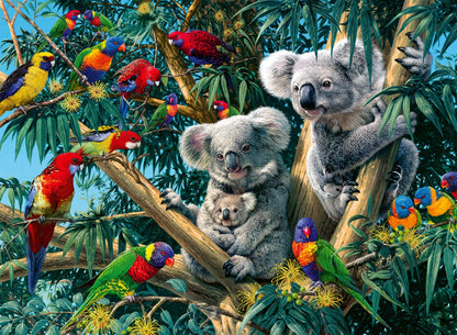 Ravensburger Puzzle 12000206 - Koalas im Baum - 500 Teile Puzzle für Erwachsene und Kinder ab 12 Jahren, Tier-Puzzle