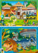 Ravensburger Kinderpuzzle 12001057 - Leben in der Wildnis - 2x24 Teile Jurassic World Explorers Puzzle für Kinder ab 4 Jahren