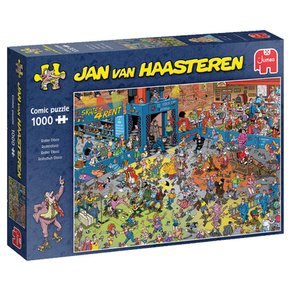 Jumbo Spiele 1119801837 Jan Van Haasteren Roller Disco Puzzel met 1000 stukjes