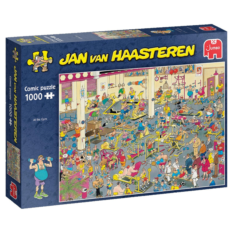Jumbo Spiele 1119801836 Jan Van Haasteren at The Gym - Puzzle da 1000 pezzi