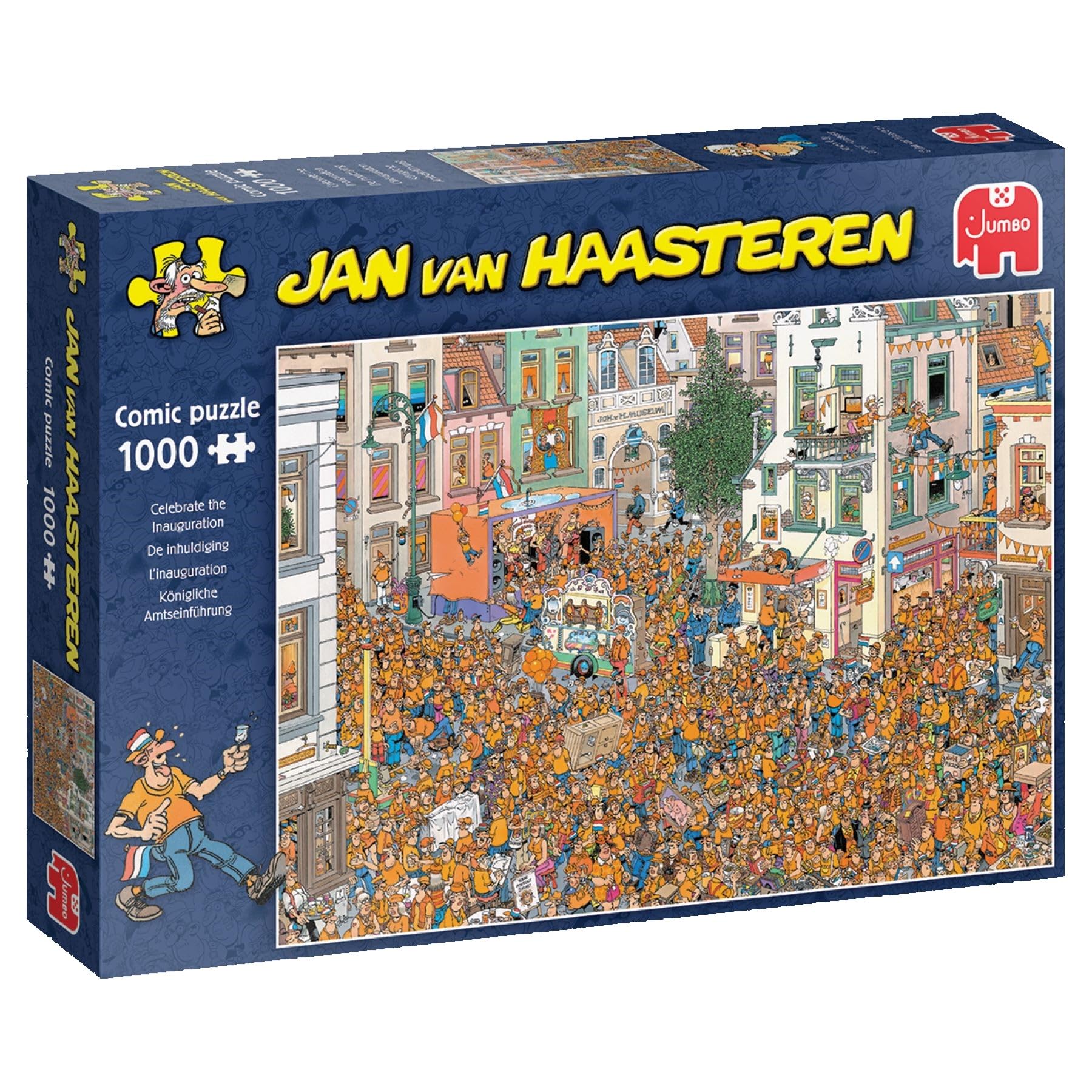 Jumbo Spiele 1119801838 Jan Van Haasteren Celebrate The Inauguration 1000 Teile Puzzle