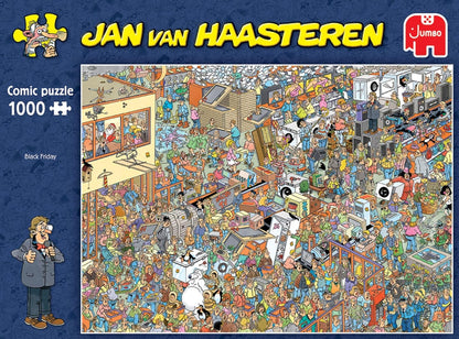 Jumbo Jan Van Haasteren 1119801829 - Puzzle (1000 piezas), color negro