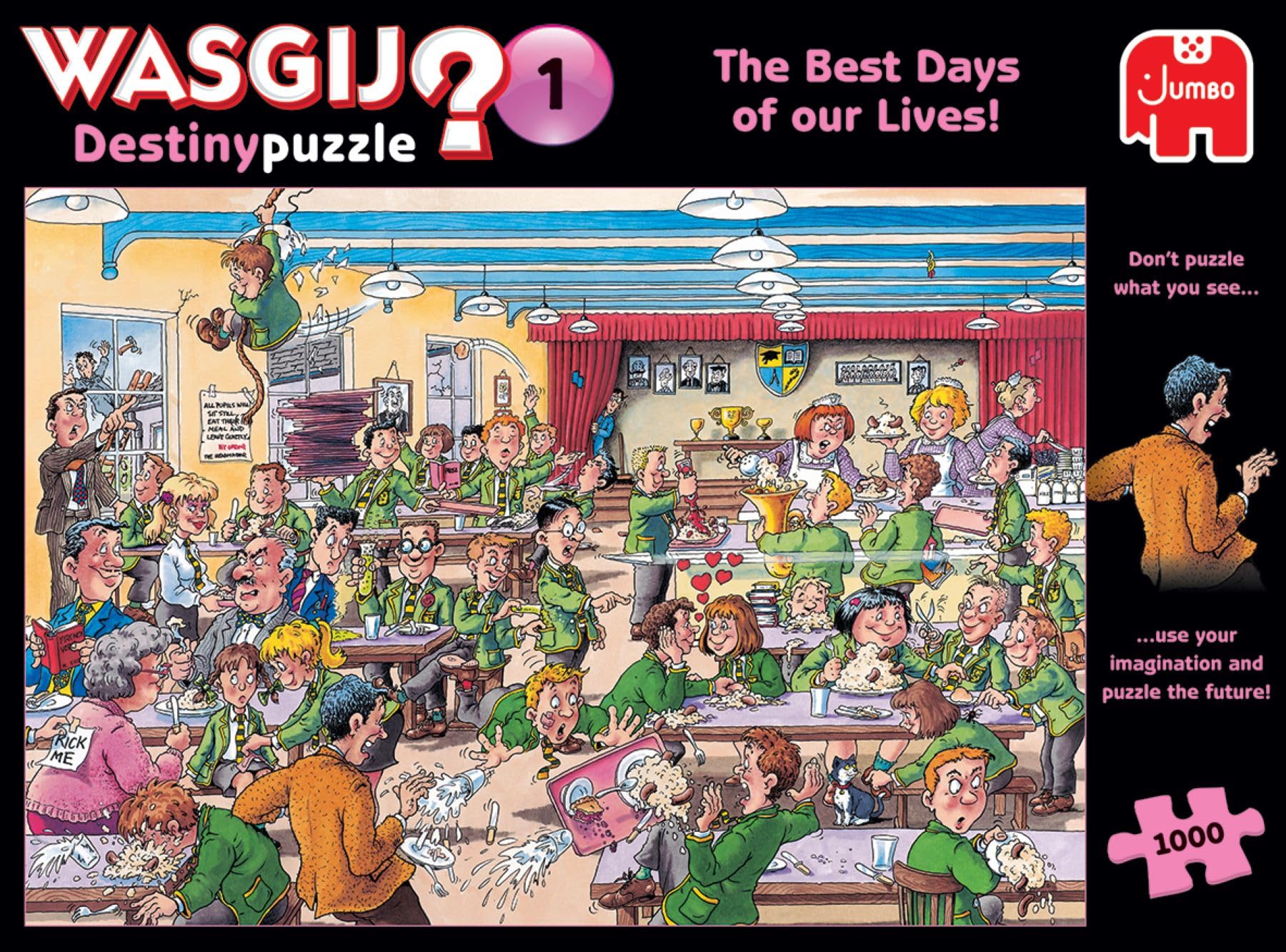 Jumbo Spiele 1119801821 Wasgij Destiny 1 De beste dagen van ons leven! Puzzel van 1000 stukjes