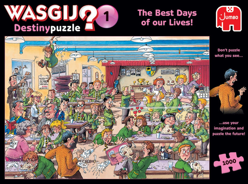 Jumbo Spiele 1119801821 Wasgij Destiny 1 De beste dagen van ons leven! Puzzel van 1000 stukjes
