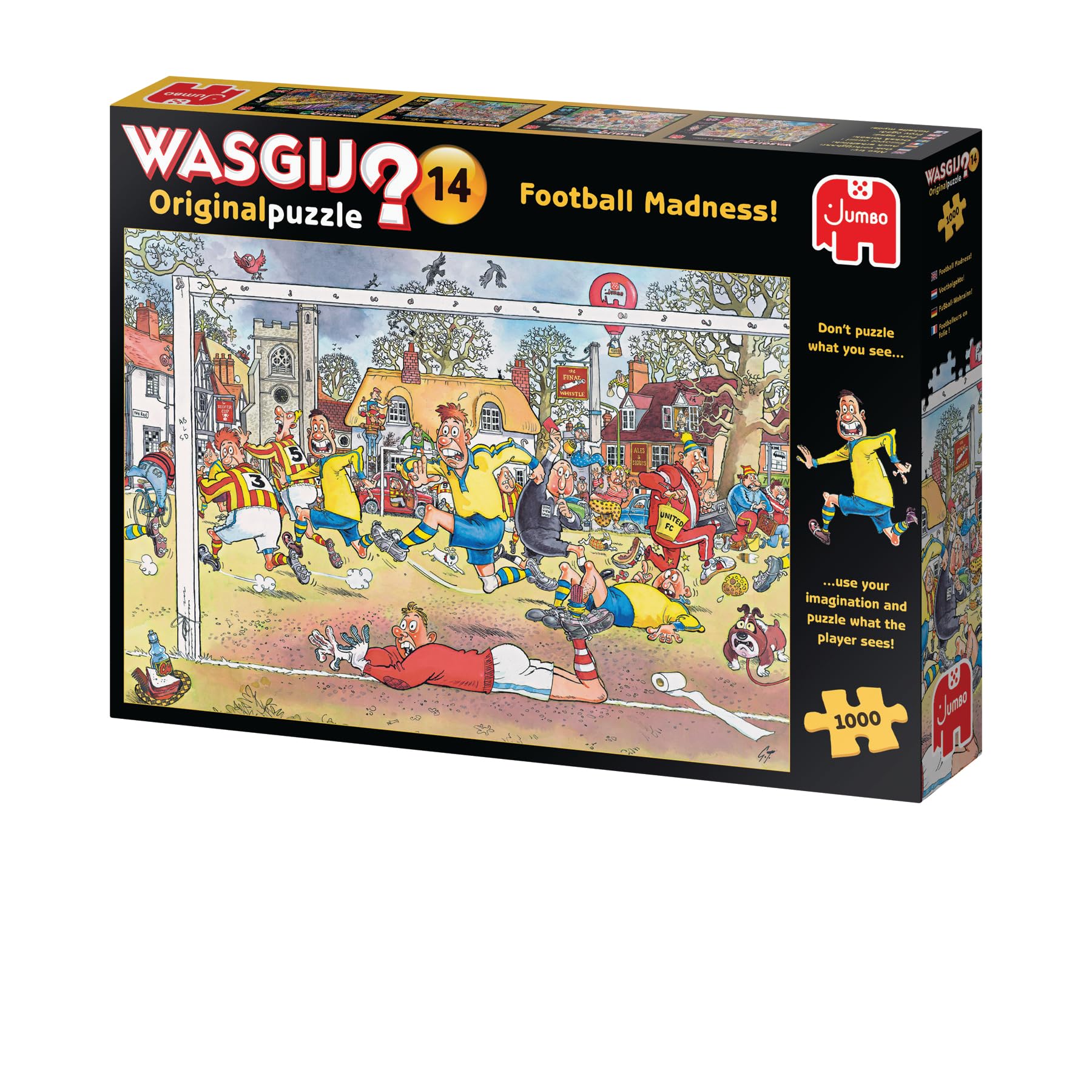 Jumbo Spiele 1119801817 Wasgij Original 14 Football Madness! 1000 stukjes puzzel