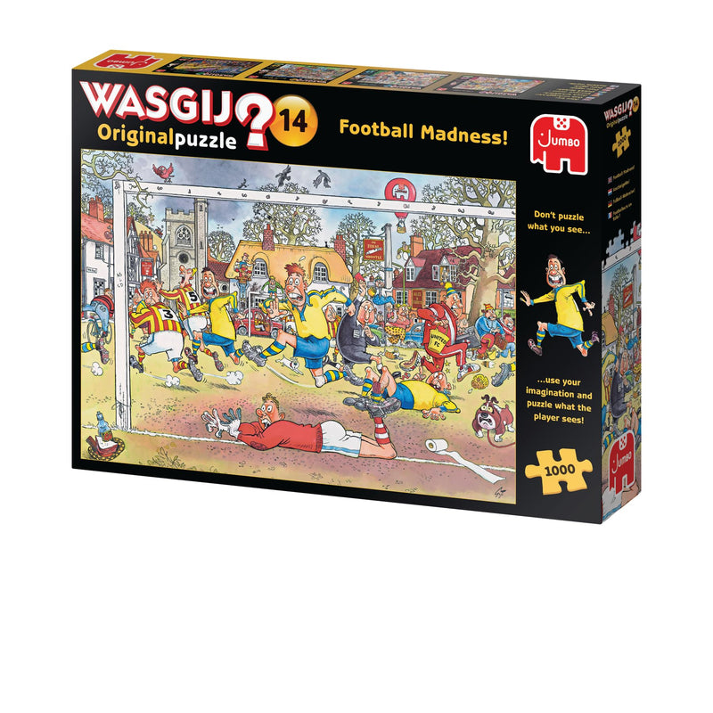 Jumbo Spiele 1119801817 Wasgij Original 14 Football Madness! 1000 stukjes puzzel