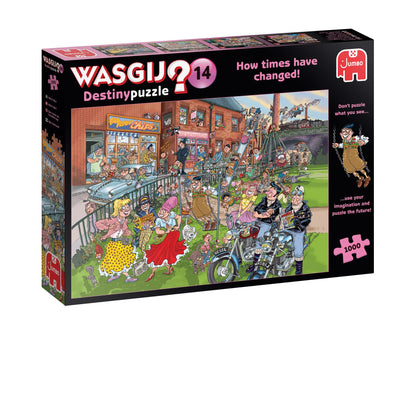 Jumbo Spiele 1119801822 Wasgij Destiny 14 How Times Have Changed - Puzzle (1000 piezas), diseño de Wasgij Destiny