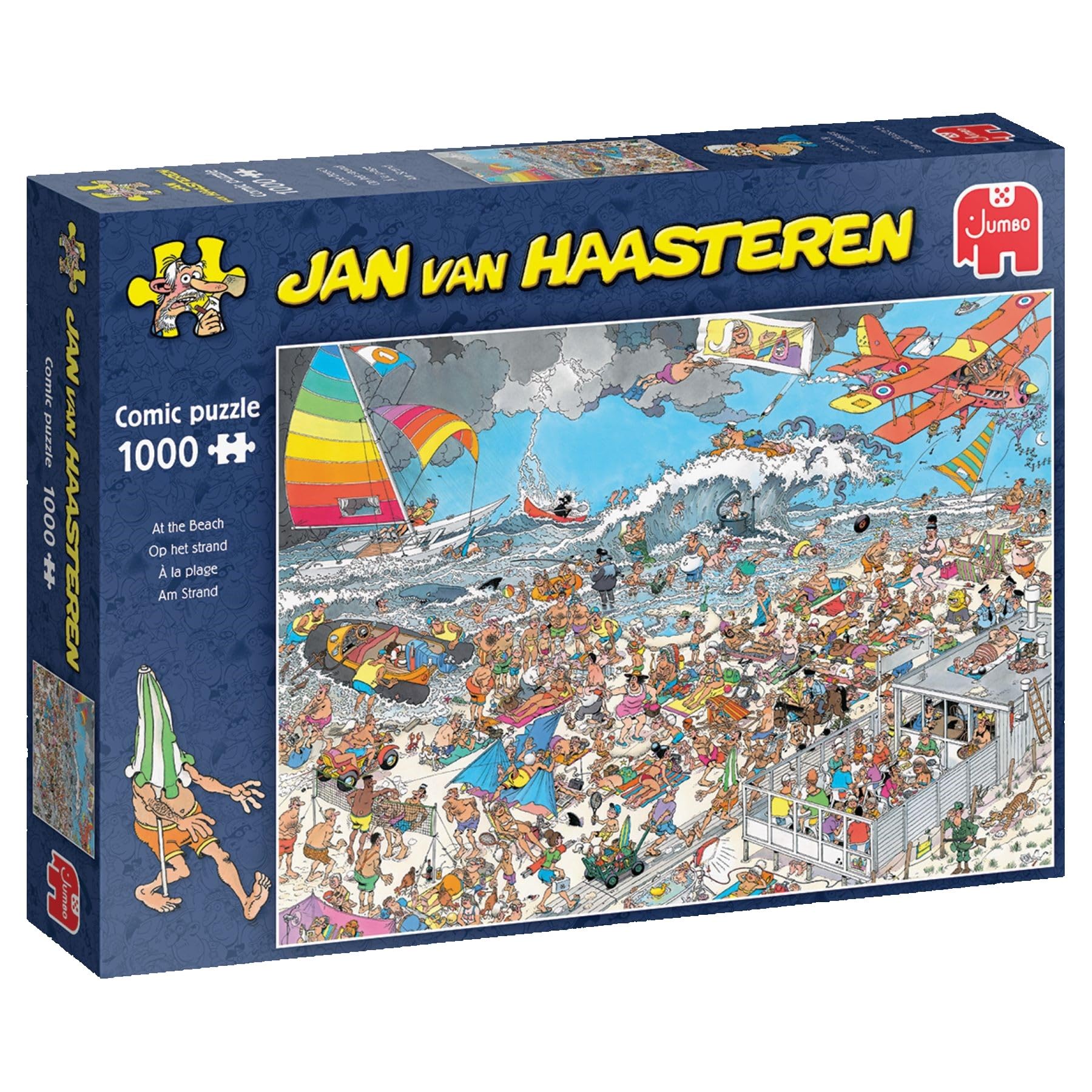 Jumbo Spiele 1119801830 Jan Van Haasteren at The Beach Puzzel met 1000 stukjes