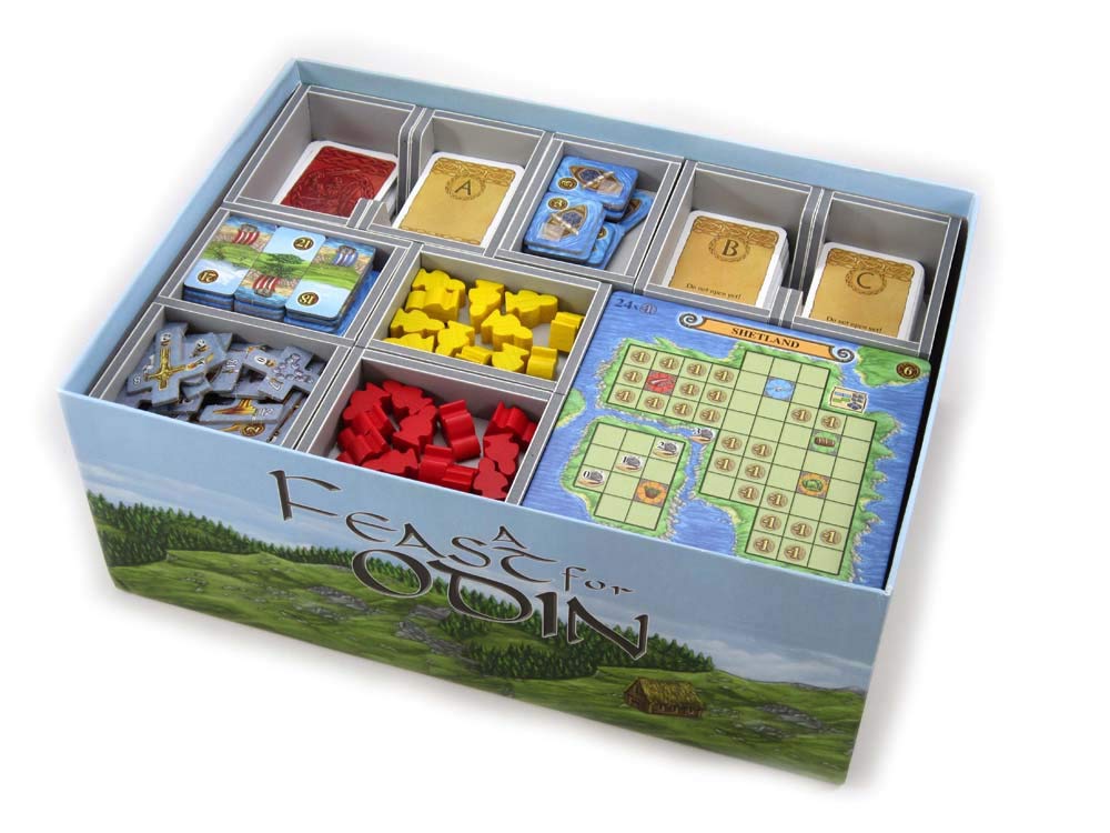 Folded Space Box Insert for A Feast For Odin Board Game