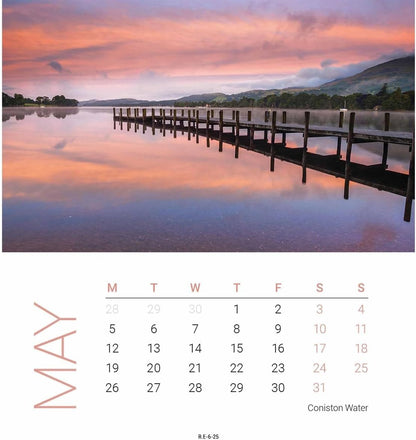 Lake District Mini Easel Calendar 2025