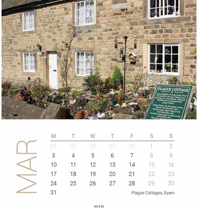 Peak District Mini Easel Calendar 2025