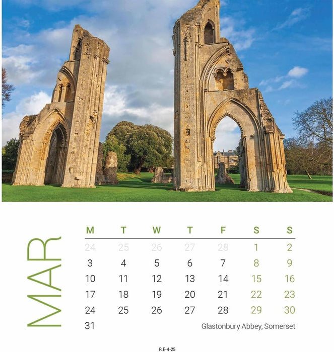 West Country Mini Easel Calendar 2025