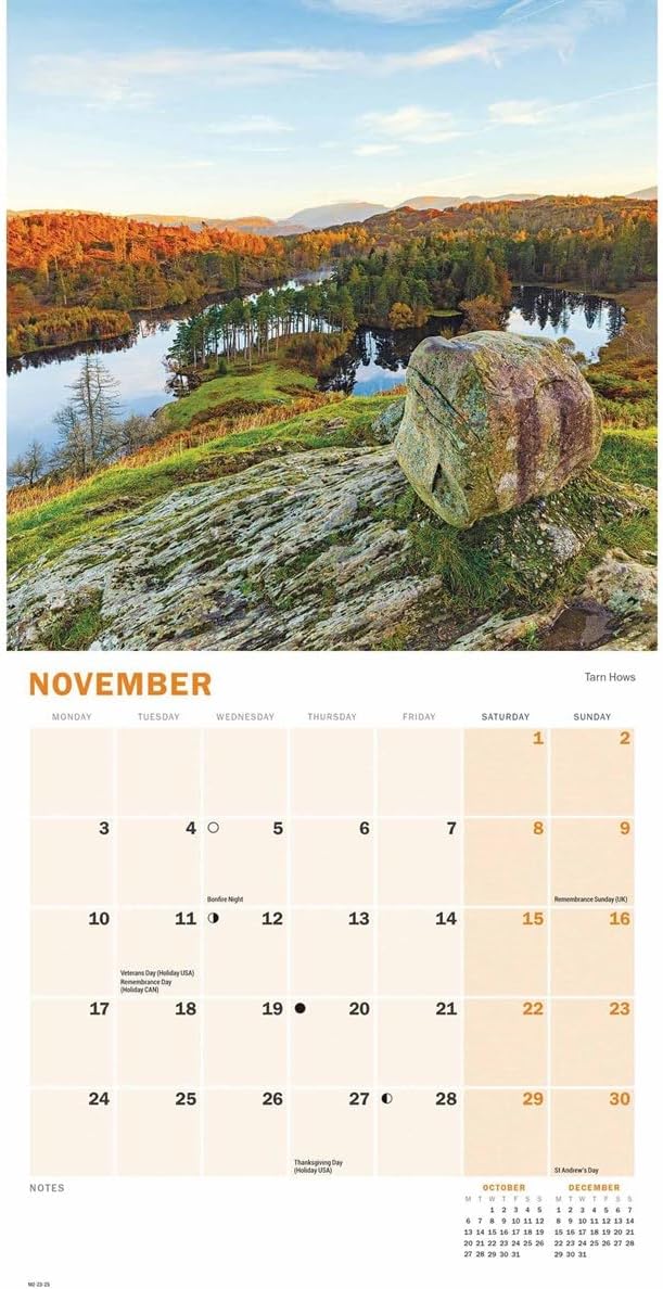 Britain Mini Wall Calendar 2025 (PFP)