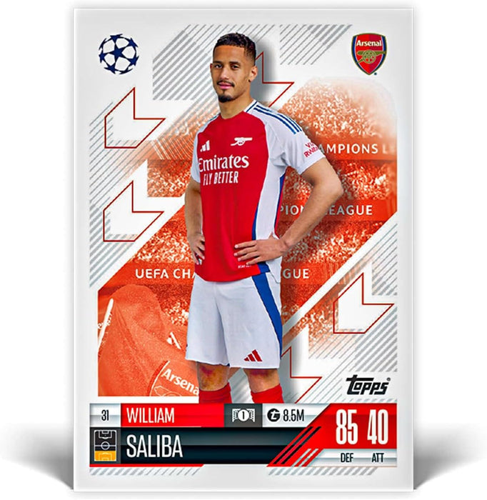 Topps Match Attax 24/25 - Booster Tin - Magicians - contains 28 Match Attax cards plus 3 exclusive 'Magician' LE's - Phil Foden, Florian Wirtz and Vini Jr!