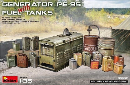MiniArt - Modelgenerator Pe-95 met brandstoftanks 35662| 1:35 modelbouw promo tank