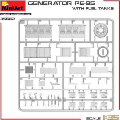 MiniArt - Modelgenerator Pe-95 met brandstoftanks 35662| 1:35 modelbouw promo tank