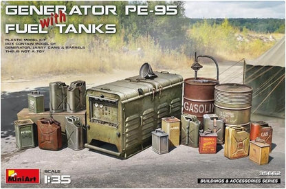 MiniArt - Modelgenerator Pe-95 met brandstoftanks 35662| 1:35 modelbouw promo tank