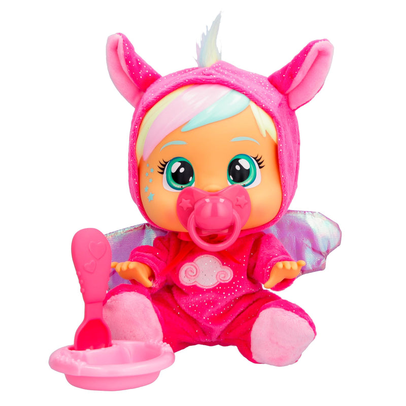Cry Babies Loving Care Fantasy Hannah | Baby doll that cries Real tears with Pyjamas & 3 Accessories - Toy and Gift for Boys and Girls
