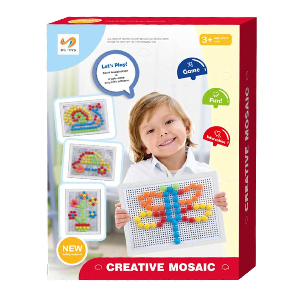 Set di mosaico, 240 pezzi.