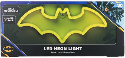 Batman LED Neon Light - Officially Licensed DC Comics, Iconic Logo Shaped Lamp, USB Powered, Boys Bedroom Accessories & Decor | Paladone