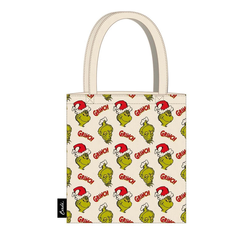 Cerda shopping bag the grinch, Black/White, Contemporary