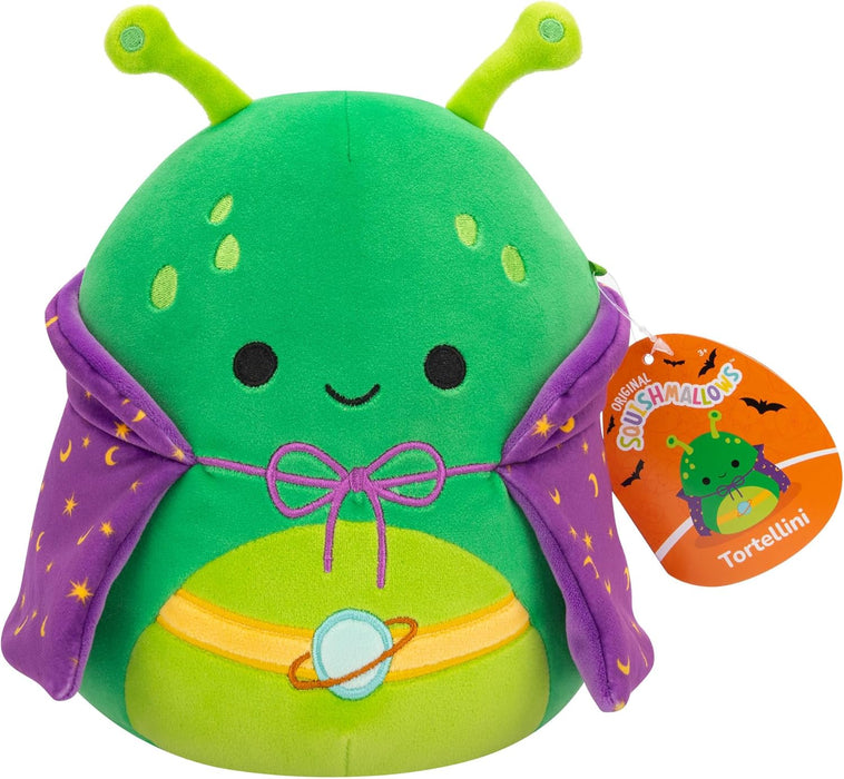 Squishmallows Original 7.5 Inch Halloween Tortellini the Green Alien