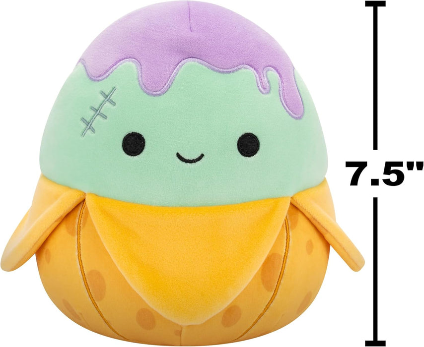 Squishmallows Original 7.5 Inch Halloween Stanislav the Teal Monster Banana