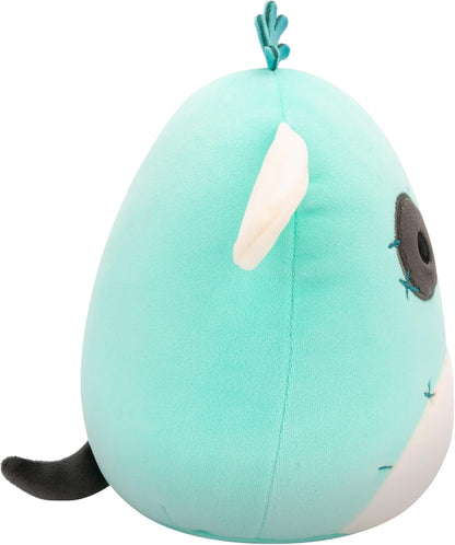 Squishmallows Original 7.5-Inch Halloween Dookdook the Teal Patchwork Dog
