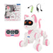 Lexibook, Power Kitty Jr., Remote control cat to train, Waddles like a real cat, Interactive eyes, STEM programmable, Rechargeable battery, Pink/white
