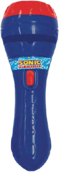 Lexibook, Sega The Hedgehog, Proyector de Historias y Linterna, Proyecta 24 imágenes del Mundo de Sonic con 3 Discos, Color Red/Blue, Talla única (LTC050SN