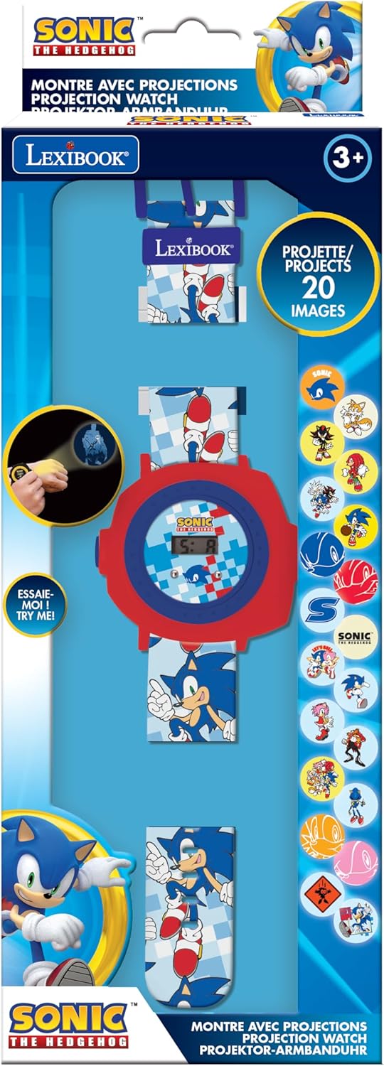 Lexibook Reloj Correa Ajustable Pantalla Digital con 20 proyecciones