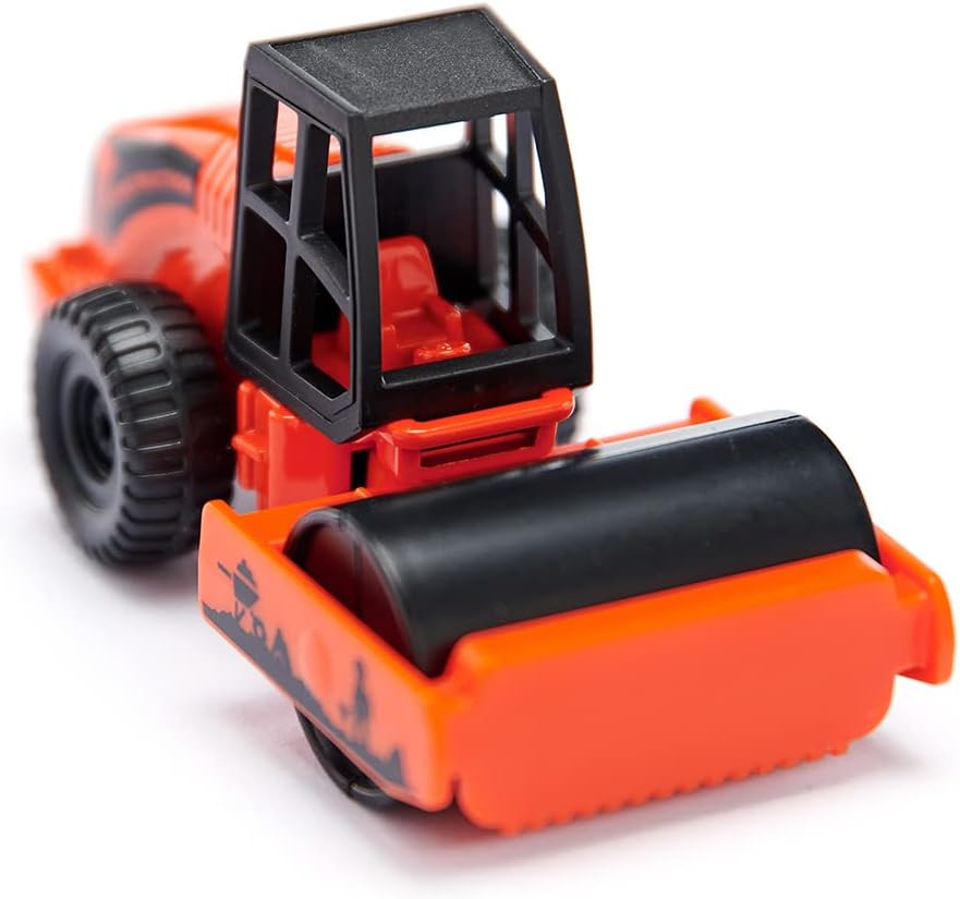 siku 6329, Road Construction Gift Set, Dump Truck, Liebherr Wheeled Loader, Road Roller, Movable parts, Incl. Granules