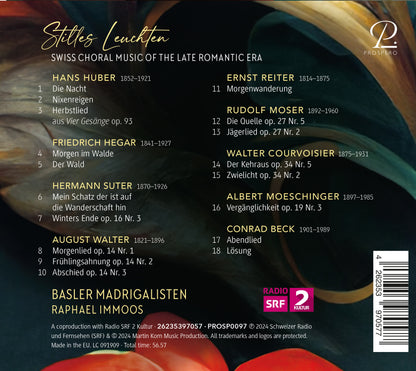 Stilles Leuchten: Swiss Choral Music of the Late Romantic Era