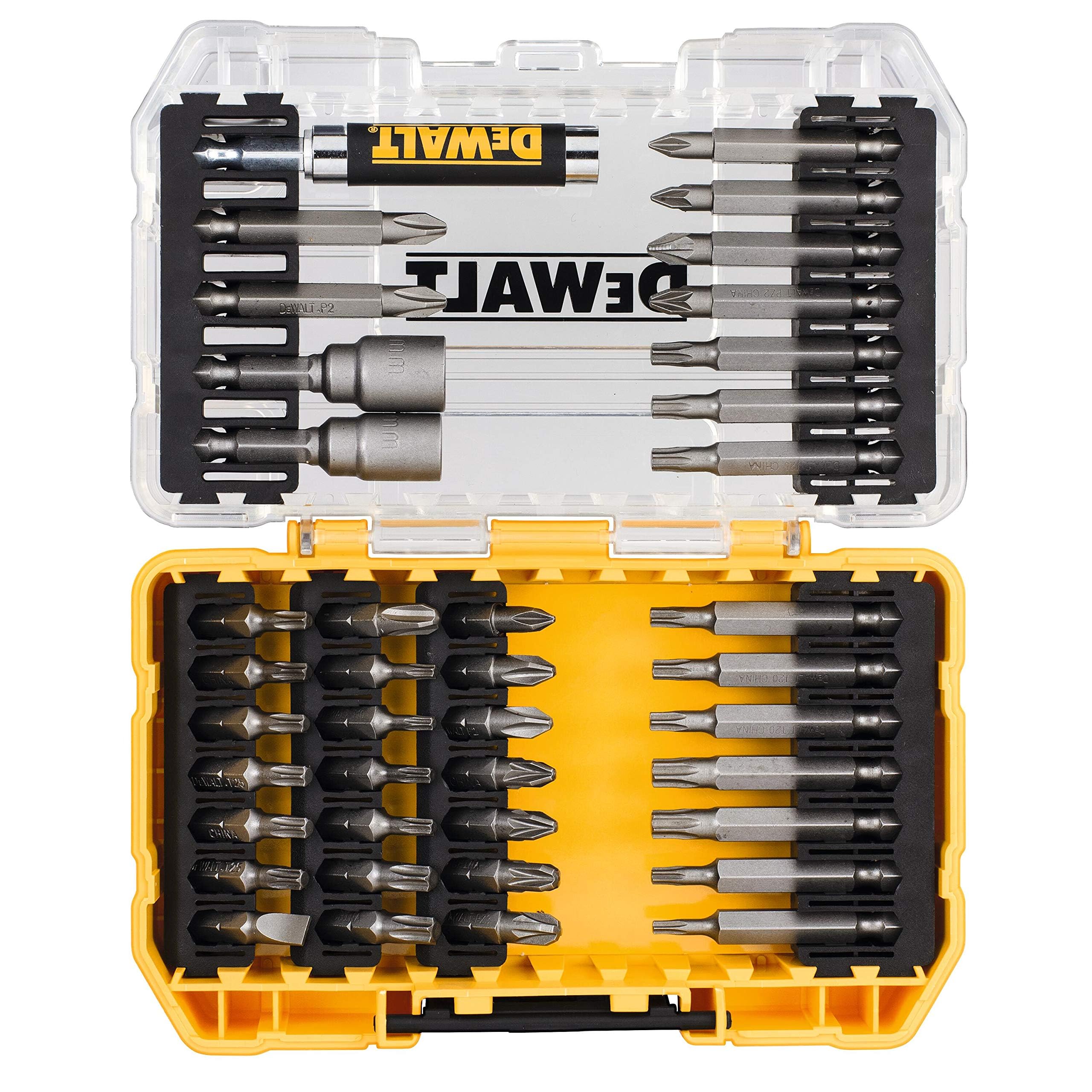 Dewalt DT70705-QZ Schraubendreher-Bit-Set in robustem Koffer, 40-teilig