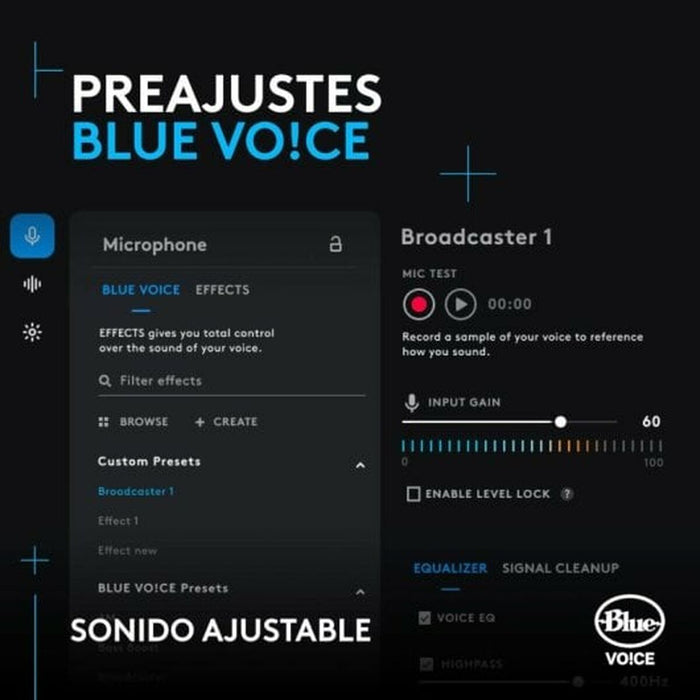 Logitech G Yeti Orb, micrófono condensador RGB con LIGHTSYNC para gaming, micrófono USB para streaming, cardioide, Plug and Play USB para PC/Mac