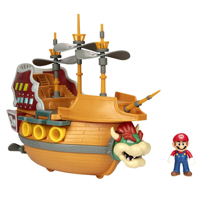 Super Mario - 2.5 Deluxe Bowser Ship Playset (404294