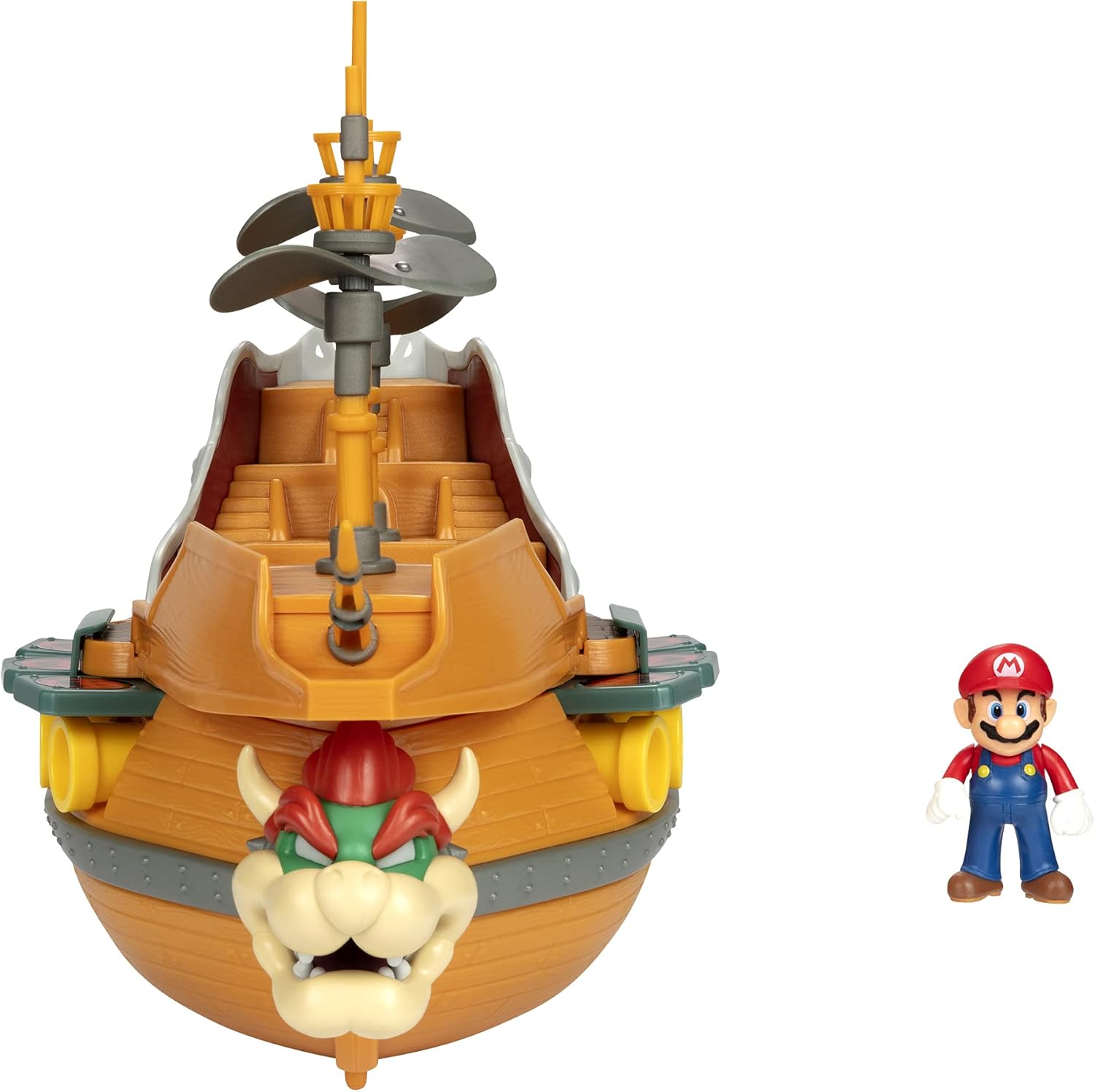 Super Mario - 2.5 Deluxe Bowser Ship Playset (404294