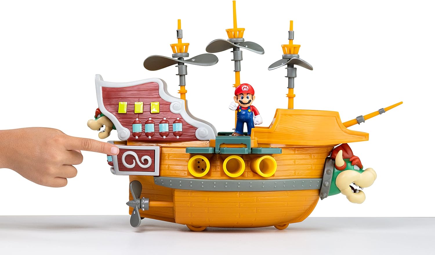 Super Mario - 2.5 Deluxe Bowser Ship Playset (404294