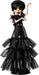 Monster High Wednesday Pop, Rave'N Wednesday Verzamelobject met Zwarte Gothic Jurk, geïnspireerd op de dansscène, Premium Accessoires en Poppenstandaard, HXJ03