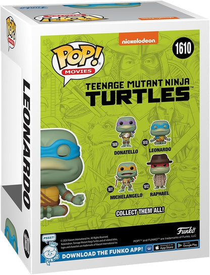 Funko Pop! Movies: Teenage Mutant Ninja Turtles (TMNT) - Leonardo - (Meditating) - TMNT 1990 - Figura in Vinile da Collezione - Idea Regalo - Merchandising Ufficiale - Giocattoli per Bambini e Adulti