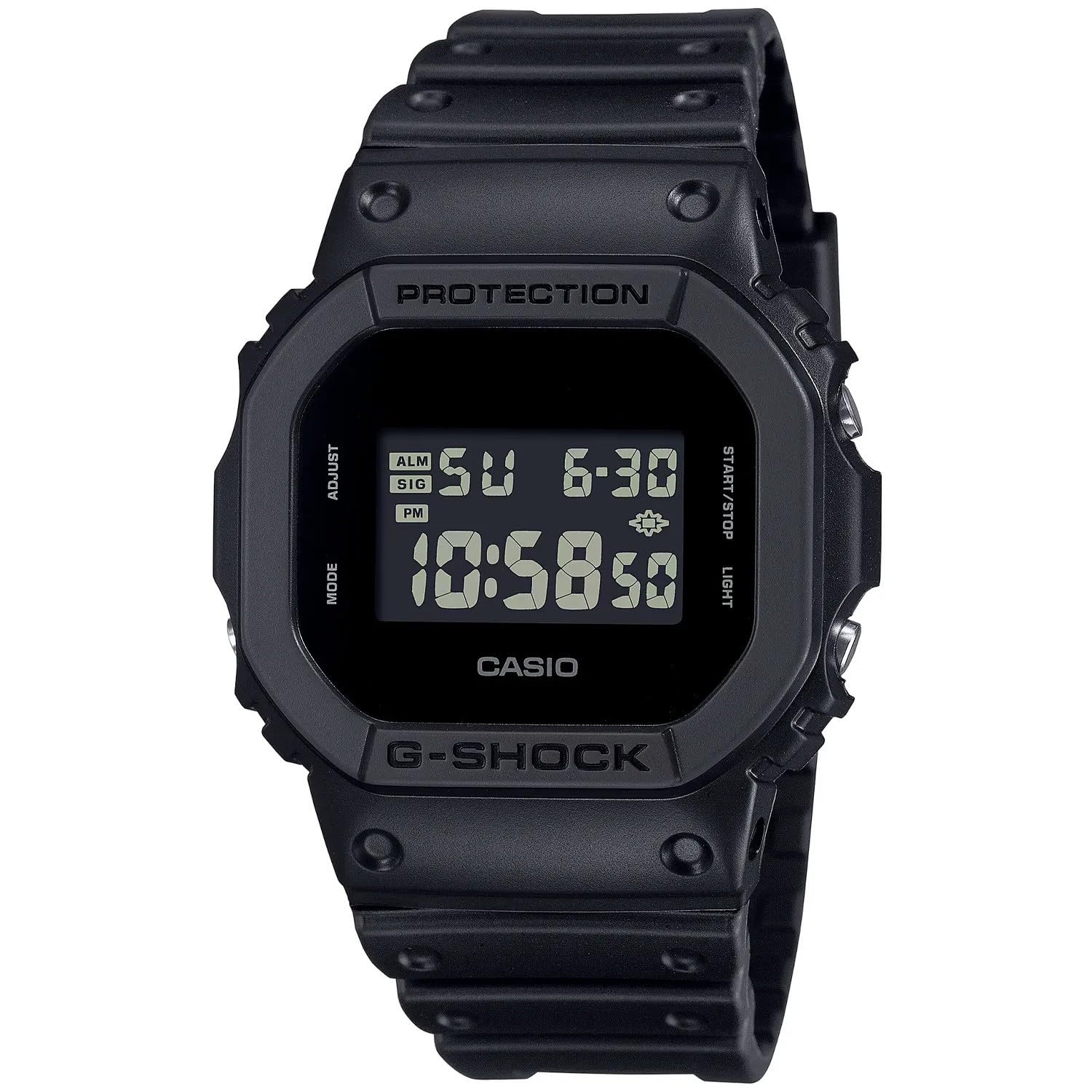 Casio Men Digital Quartz Watch with Plastic Strap DW-5600UBB-1ER