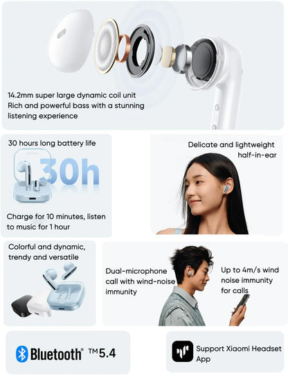 Xiaomi Redmi Buds 6 Active Tws Headphones One Size