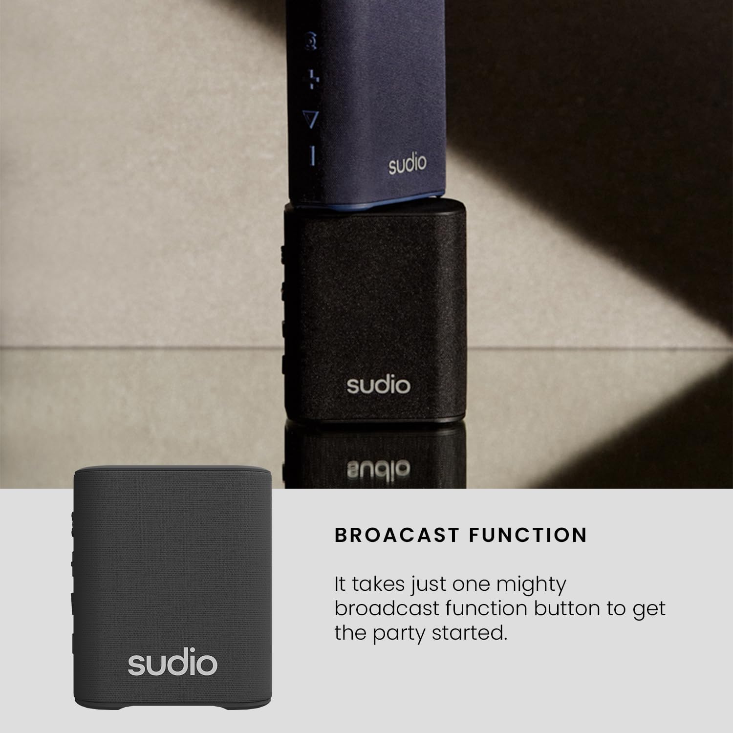 ENCEINTE BLUETOOTH MULTIPAIRING S2 NOIR