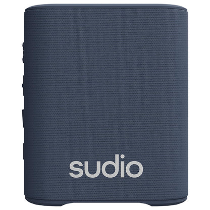 Sudio S2 Blue Bluetooth Speaker with Loud Sound and Deep Bass Long Playtime IPx5 Waterproof Bluetooth 5.3 TWS Pairing Portable Wireless Compact Speaker for Home, Outdoor
