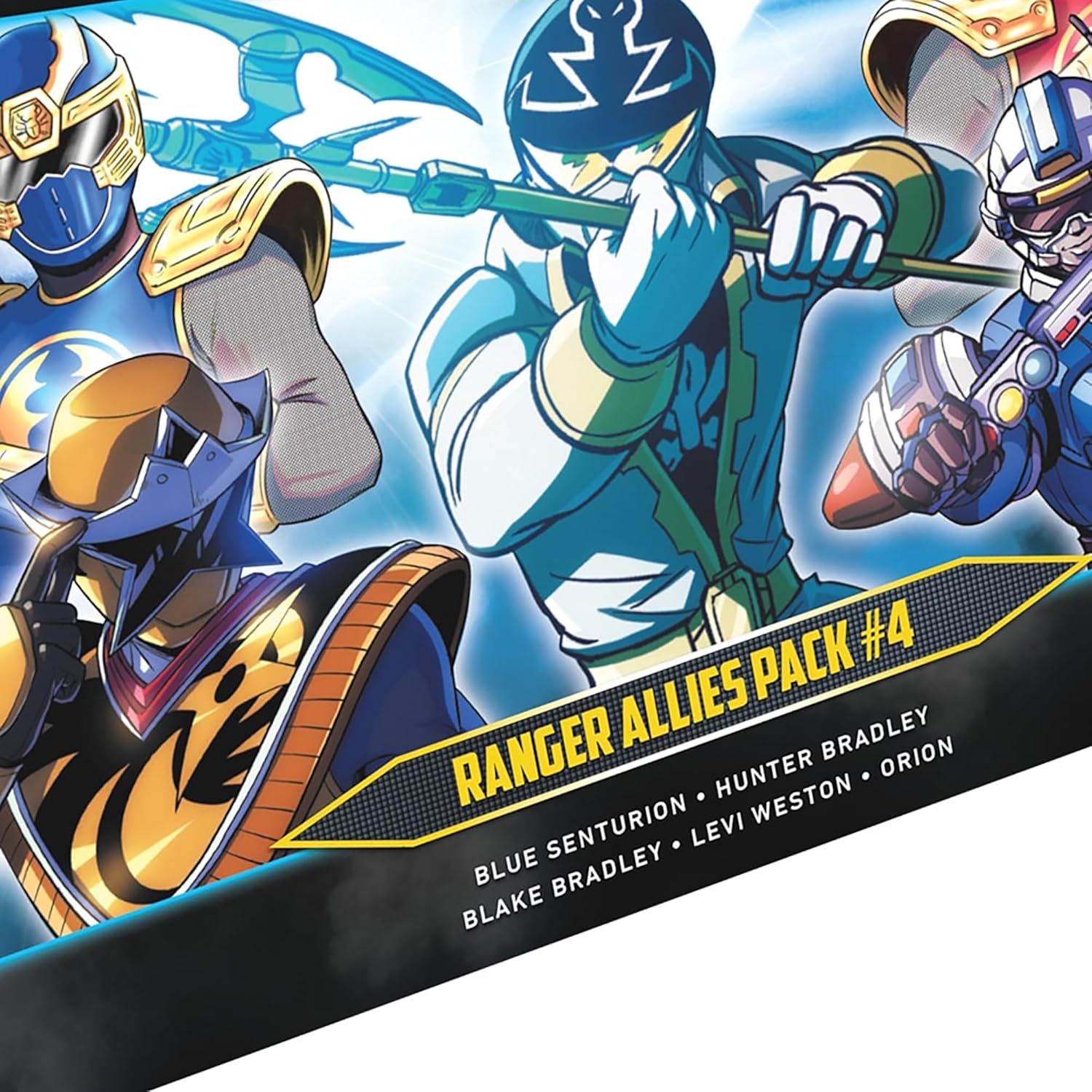 Renegade Game Studios: Power Rangers: Heroes of The Grid: Allies Pack #4 - Expansion, 5 New Heroes! Roleplaying Miniatures Game, Age 14+, 2 -5 Player